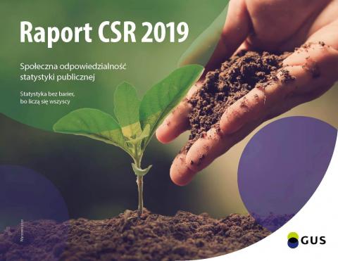 Grafika promująca publikację Raport CSR 2019