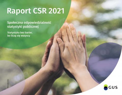 Grafika promująca publikację Raport CSR 2021