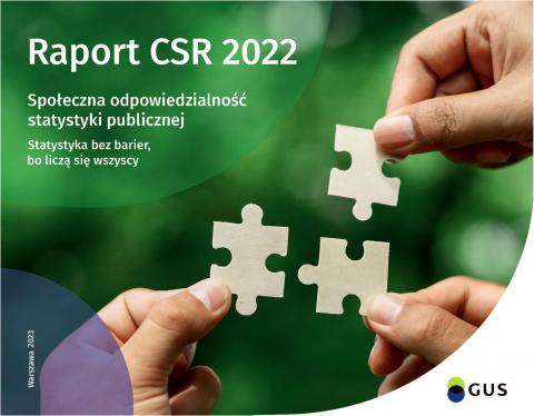 Grafika promująca publikację Raport CSR 2022