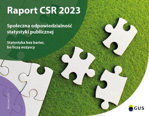 Grafika promująca publikację Raport CSR 2023