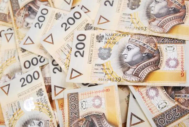 Stos banknotów PLN