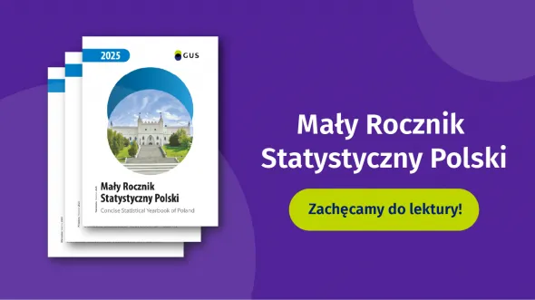 Na grafice znajduje się okładla Małego Rocznika Statystycznego Polski i napis: Mały Rocznik Statystyczny Polski Zachęcamy do lektury! 