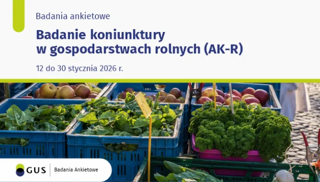 Badanie koniunktury w gospodarstwach rolnych (AK-R) 12 do 30 stycznia 2026 r.