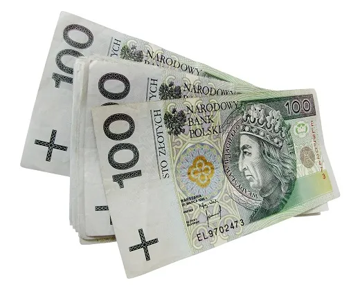 Na zdjęciu znajdują się banknoty stuzłotowe. 