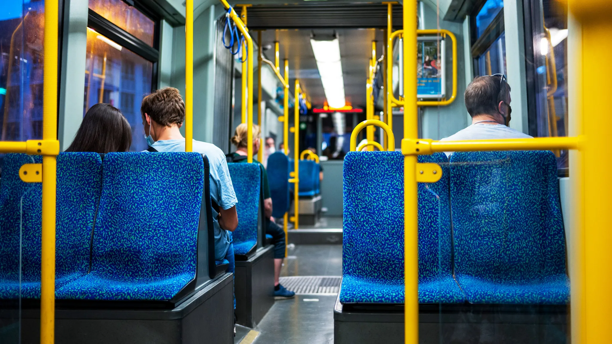 Wnętrze autobusu