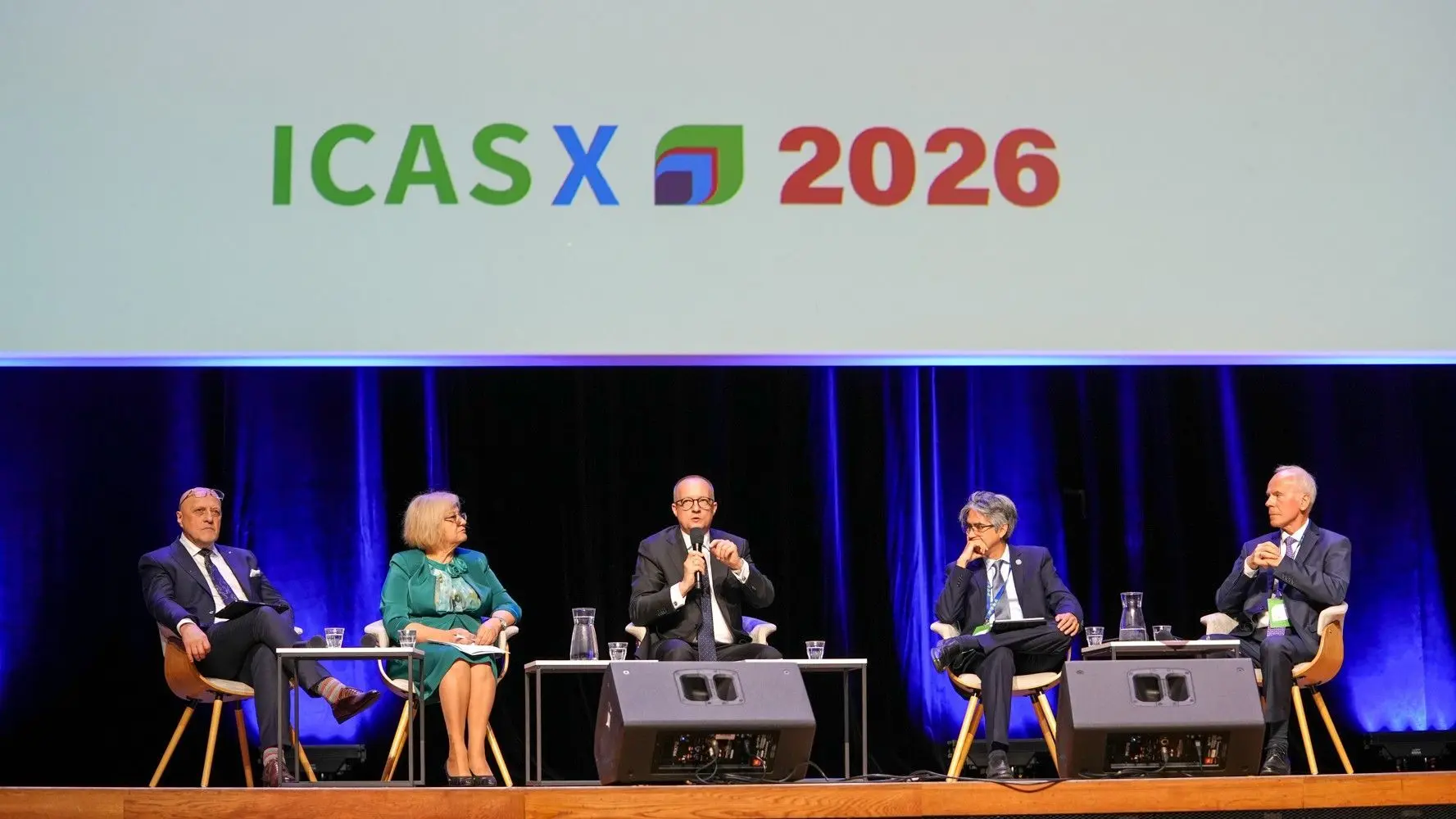 ICAS X 2026 speakers on stage