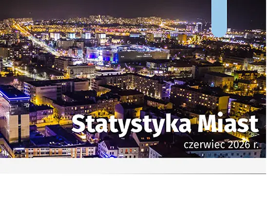 Statystyka Miast - Kielce czerwiec 2026 r. infografika slider