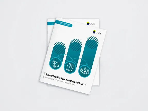 Cover of the publication Human capital in Poland in the years 2020-2024