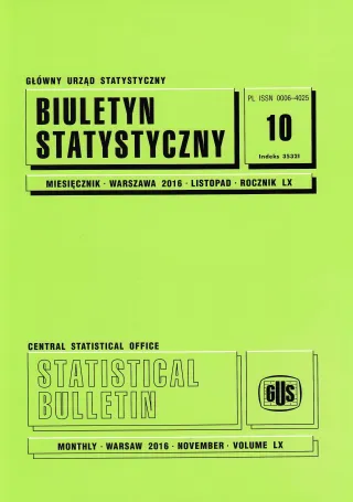 Powiększ obraz: Biuletyn  Statystyczny  Nr  10/2016