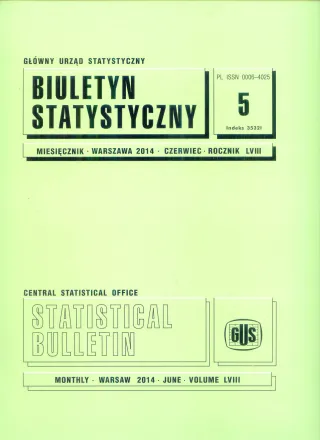Powiększ obraz: Biuletyn  Statystyczny  Nr  5/2014