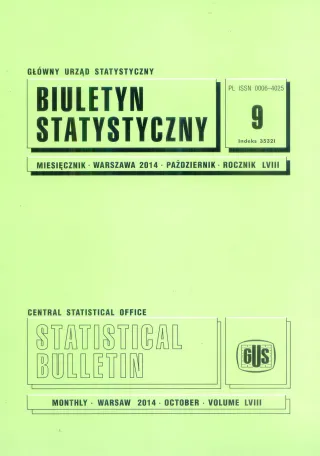 Powiększ obraz: Biuletyn  Statystyczny  nr  9/2014