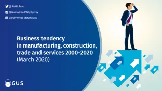 Powiększ obraz: Slider  Business  tendency  in  manufacturing,  construction,  trade  and  services  2000-2020  (March  2020)