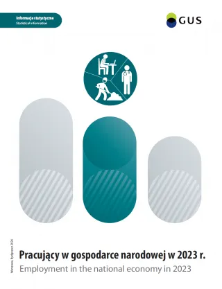 Powiększ obraz: Employment  in  national  economy  in  2023.  Cover