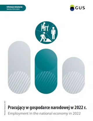 Powiększ obraz: Cover  of  the  publication  Employment  in  the  national  economy  in  2022