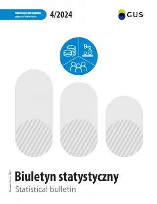 Powiększ obraz: Biuletyn  Statystyczny  Nr  4/2024  Okładka