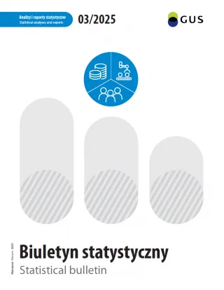 Powiększ obraz: Okładka  publikacji  Biuletyn  Statystyczny  Nr  3/2025