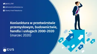 Powiększ obraz: Slider  Koniunktura  w  przetwórstwie  przemysłowym,  budownictwie,  handlu  i  usługach  2000-2020  (marzec  2020)
