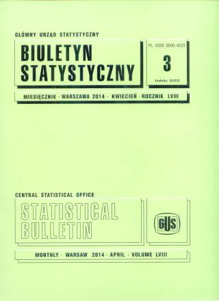 Powiększ obraz: Biuletyn  Statystyczny  nr  3/2014