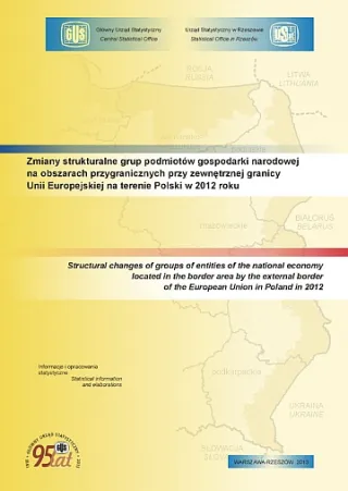 Powiększ obraz: Zmiany  strukturalne  grup  podmiotów  gospodarki  narodowej  na  obszarach  przygranicznych  przy  zewnętrznej  granicy  Unii  Europ