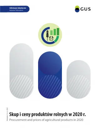 Powiększ obraz: Cover  of  the  publication:  Procurement  and  prices  of  agricultural  products  in  2020