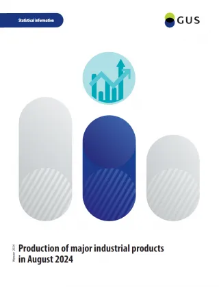 Powiększ obraz: Production  of  major  industrial  products  in  August  2024.  Cover