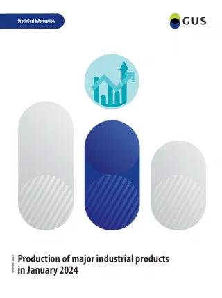 Powiększ obraz: Production  of  major  industrial  products  in  January  2024  Cover