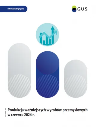 Powiększ obraz: Produkcja  ważniejszych  wyrobów  przemysłowych  w  czerwcu  2024  roku.  Okładka