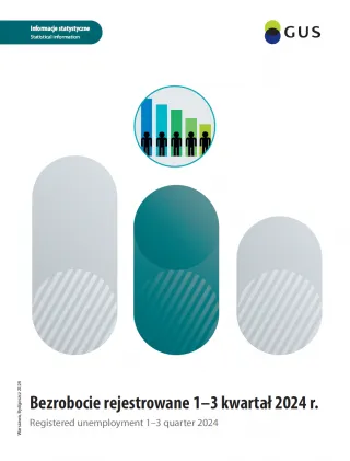 Powiększ obraz: Registered  unemployment  1-3  quarter  2024  Cover