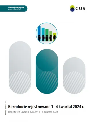 Powiększ obraz: Registered  unemployment  1-4  quarter  2024  Cover