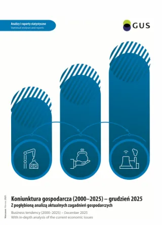 Powiększ obraz: Okładka publikacji Koniunktura gospodarcza (2000–2025)