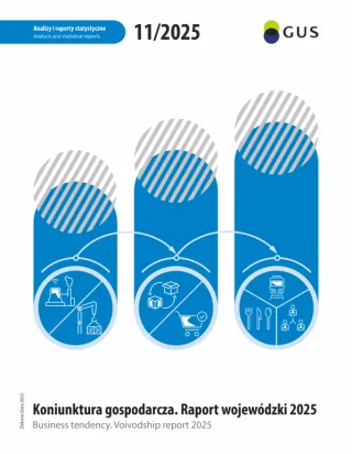 Powiększ obraz: Cover of the publication "Business tendency. Voivodship report (November 2025)"