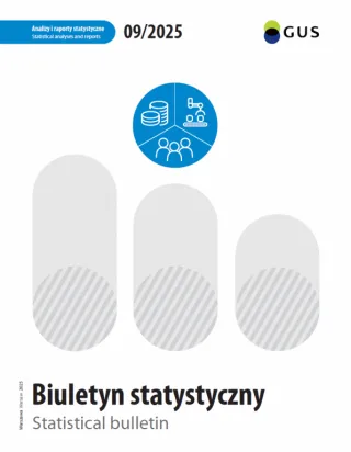 Powiększ obraz: Okładka publikacji Biuletyn Statystyczny Nr 9/2025
