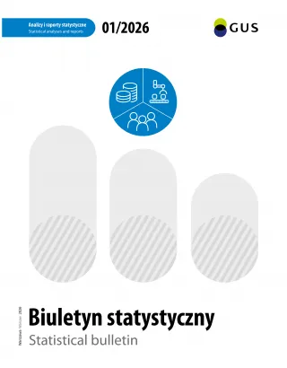 Powiększ obraz: Okładka publikacji Biuletyn statystyczny 1/2026