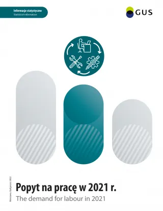 Powiększ obraz: Okładka publikacji Popyt na pracę w 2021 roku.