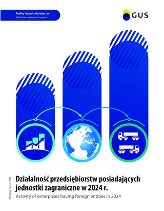 Powiększ obraz: Cover book Activity of enterprises having foregin entities in 2024