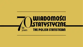 Powiększ obraz: Logo okolicznościowe - Wiadomości Statystyczne The Polish Statistician - 70 lat
